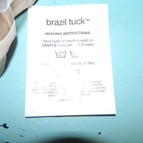 Brazil Tuck Butt Lift Pads Shapewear Size 4 (CC-30) - Picture 5 of 5